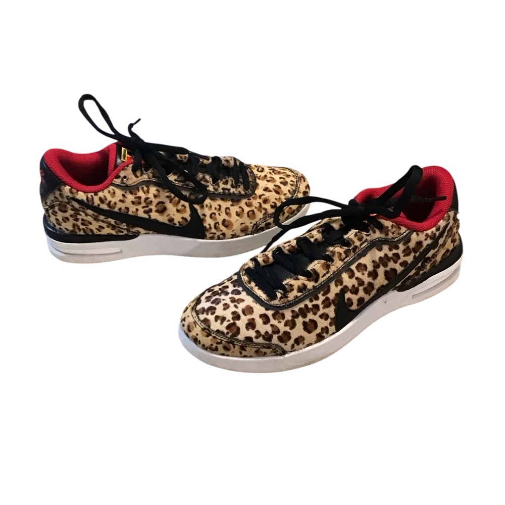 Nike Court "FEAR LESS” Air Vapor Wing Premium Leopard Print Sneakers - Size 8.5 - Picture 5 of 11